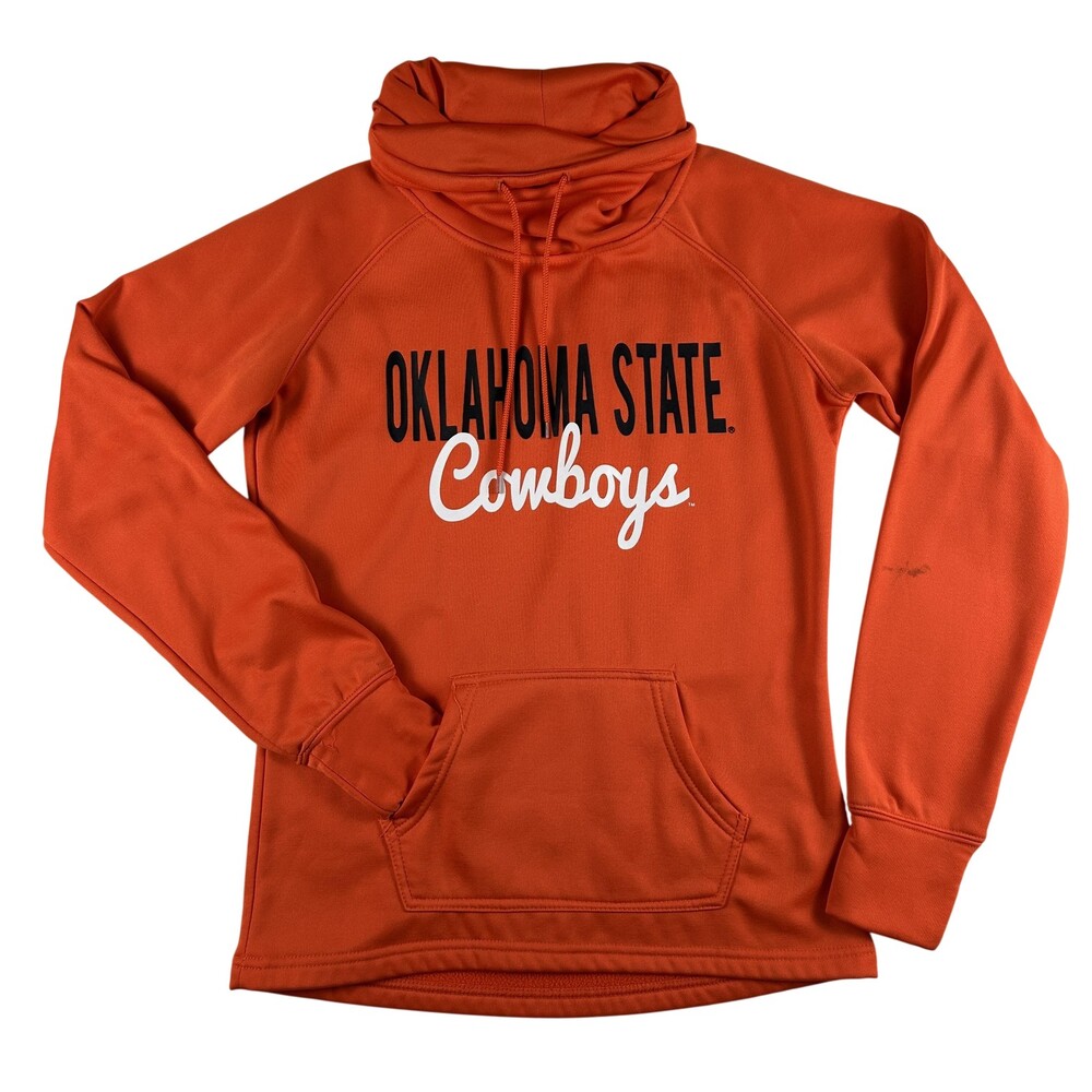 Oklahoma State Cowboys Sweatshirt Womens Medium Orange NCAA Football Colosseum